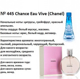 Reni 445 Аромат направления Chance Eau Vive (Chanel) - 100 мл - фото
