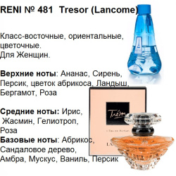 Reni 481 Аромат направления Tresor (Lancome) - 100 мл - фото