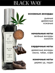 Духи BLACK WAY унисекс 30 мл - Black Afgano - фото2