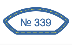 Наклейка 339 по мотивам S. Donna - 1 шт - фото