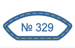 Наклейка 329 по мотивам Pour Femme - 1 шт - фото