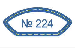 Наклейка 224 по мотивам Blue Seduction - 1 шт - фото