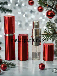 Флакон стеклянный + металлический чехол М10 красный 10 мл - фото